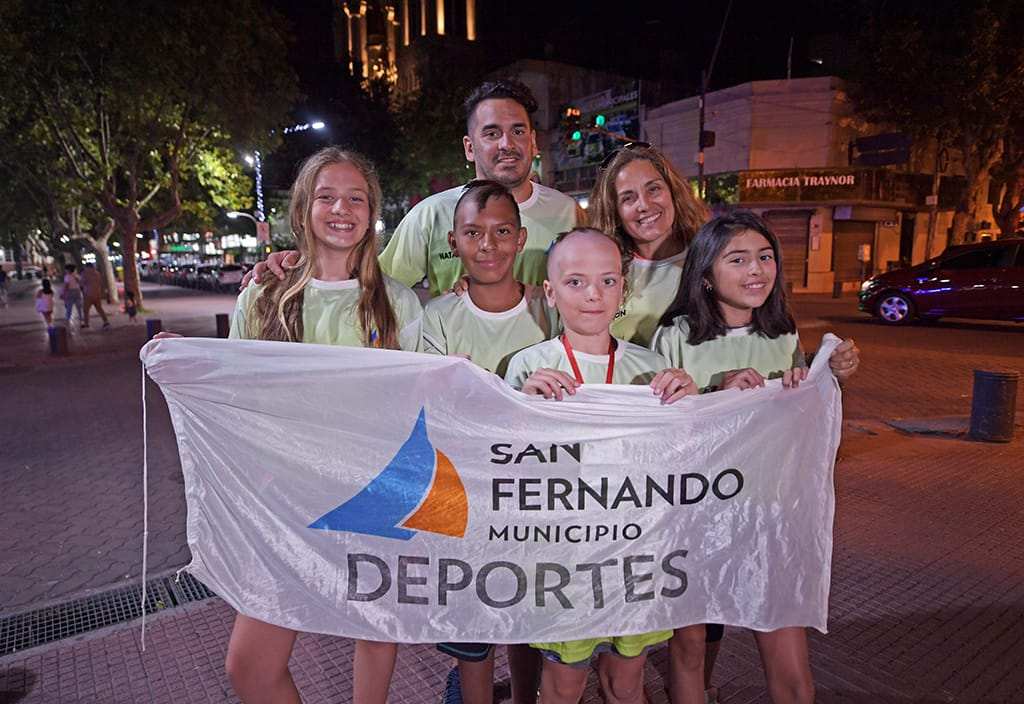 El Equipo Municipal de San Fernando obtuvo su primera medalla en natación a nivel nacional