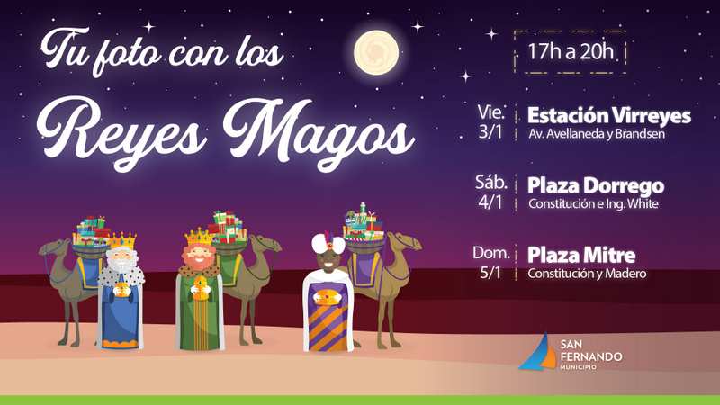 Llegan los Reyes Magos a San Fernando