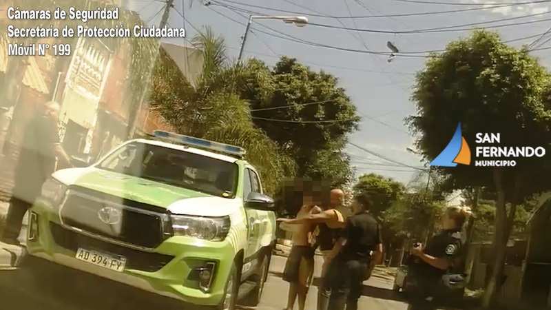 Las Cámaras y Patrullas de San Fernando detuvieron a un ladrón de bicicletas