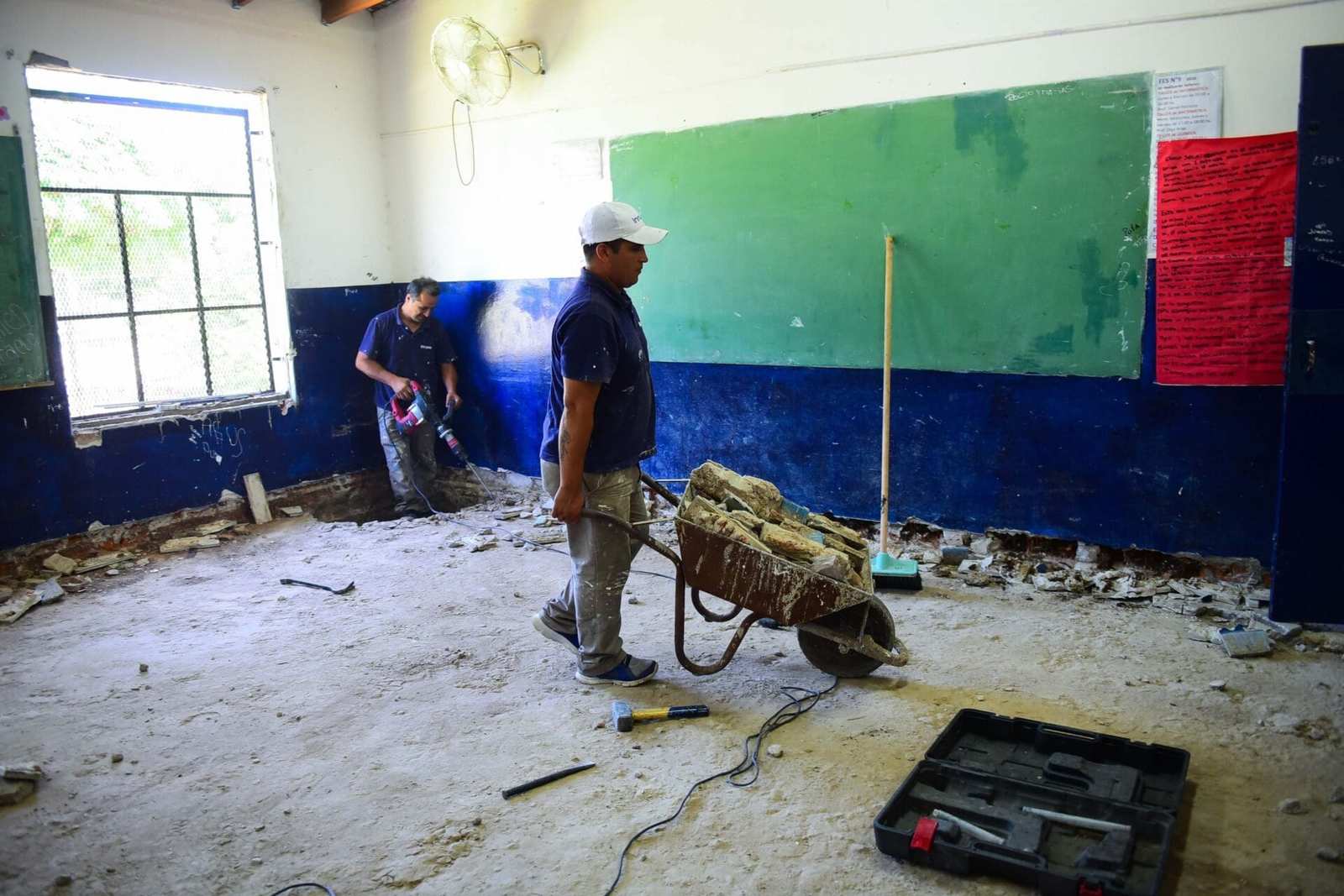 La Municipalidad de Escobar avanza con obras de infraestructura en 21 escuelas del distrito