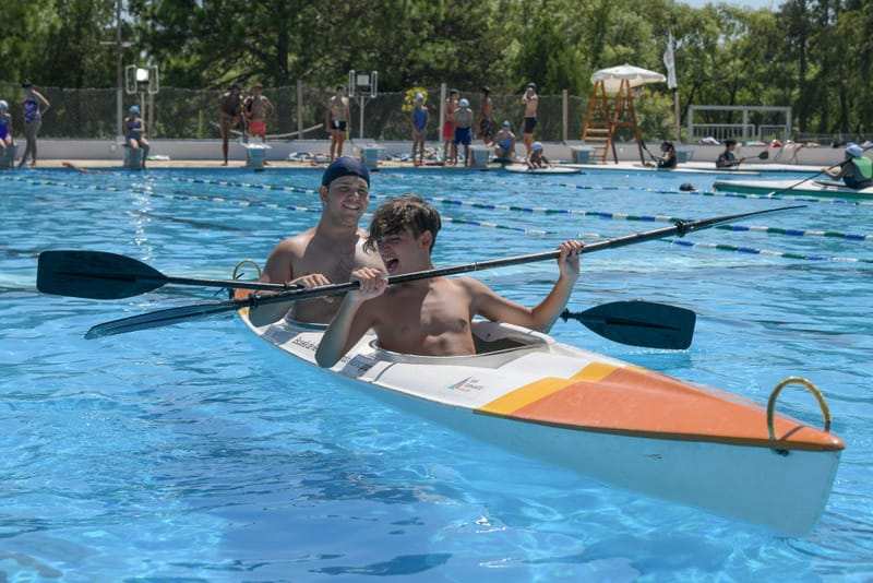 Las Colonias de Verano de San Fernando disfrutaron una jornada de integración con actividades náuticas