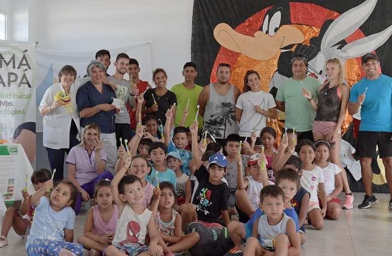 San Fernando enseña a los más chicos a lavarse y cuidarse los dientes