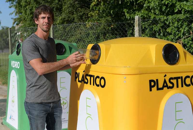 Juan Andreotti presentó nuevas Campanas de Reciclaje para San Fernando