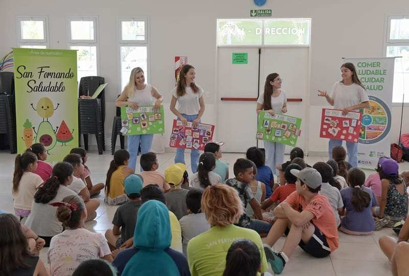 San Fernando enseña a los más chicos hábitos alimentarios saludables y a comer menos azúcares