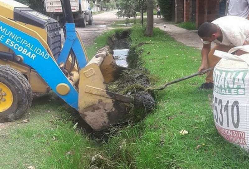 En todas las localidades la Municipalidad de Escobar continúa con obras de mantenimiento y mejora del espacio público