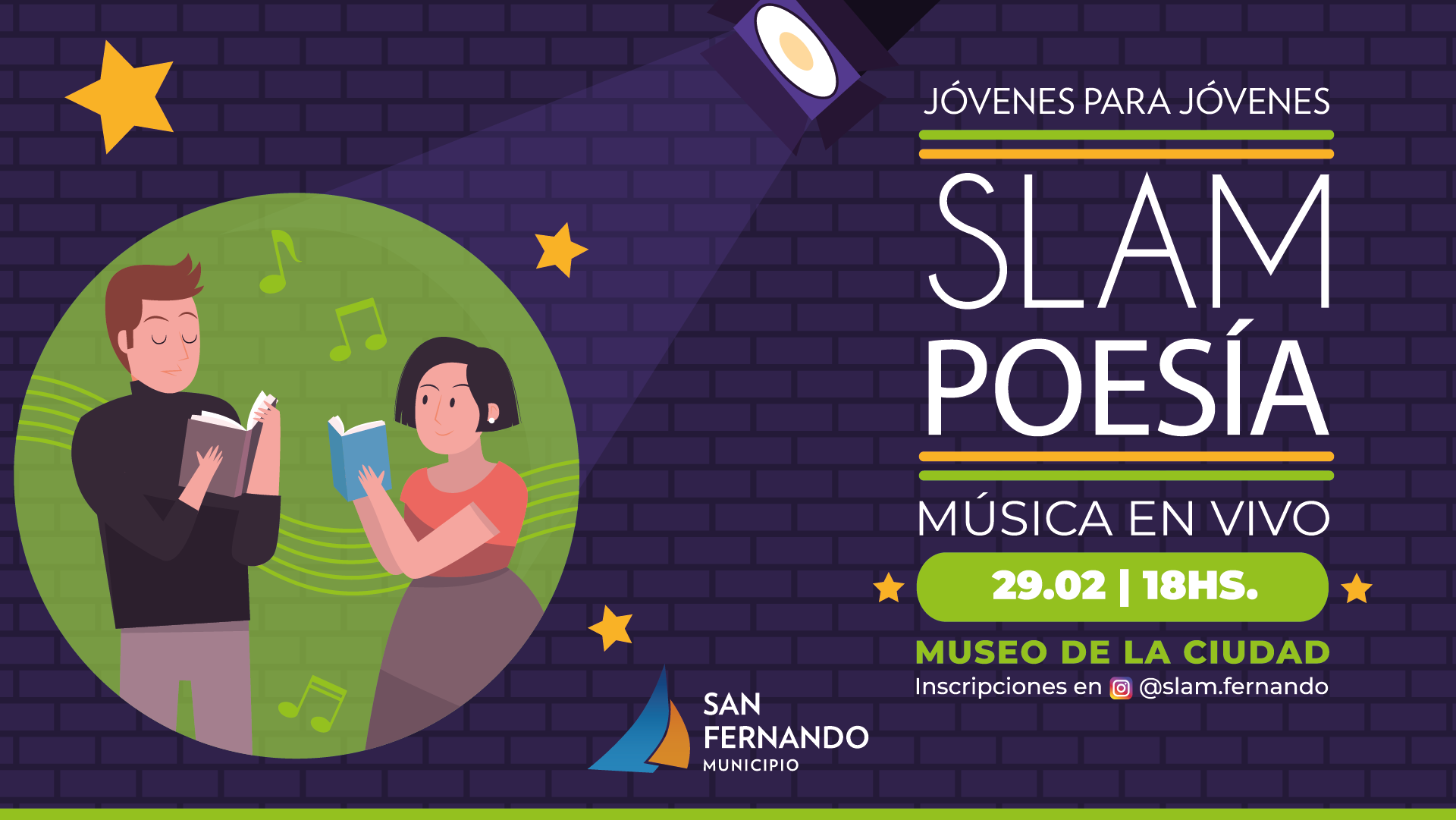 Se hará la primera competencia “Slam” de Poesía en San Fernando