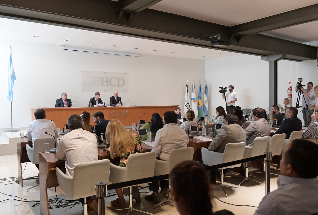 Juan Andreotti inauguró la asamblea legislativa en el HCD de San Fernando