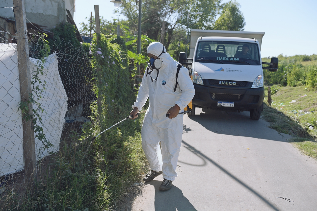 San Fernando sigue realizando operativos de prevención contra el dengue en toda la ciudad