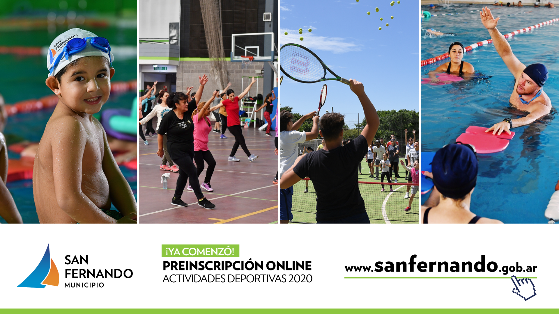 San Fernando abre inscripción online para las actividades en todos los Polideportivos