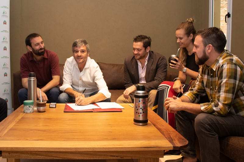 Zabaleta firmó un convenio con la Asociación Civil Asuntos del Sur para seguir impulsando un Gobierno Abierto en Hurlingham