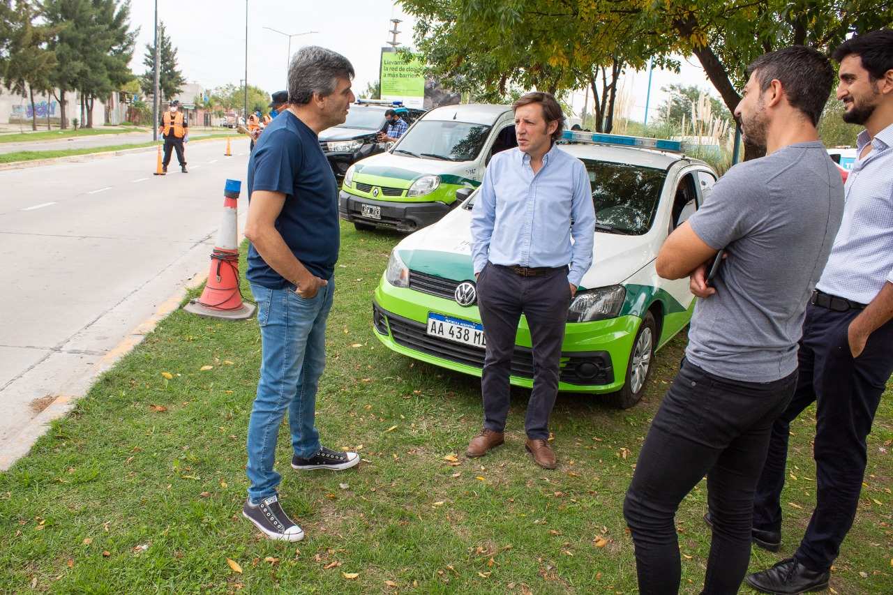 Zabaleta y Méndez controlaron los accesos a Hurlingham y San Miguel: “Nuestro trabajo como intendentes es cuidarlos”