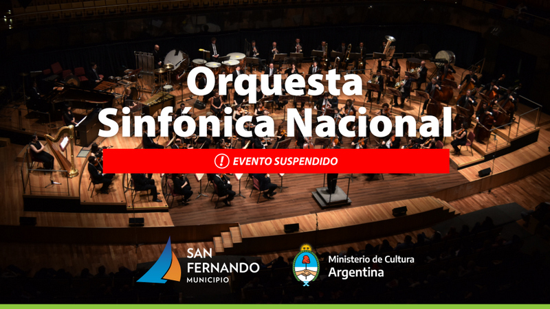 Suspendido el concierto de la Orquesta Sinfónica Nacional en San Fernando