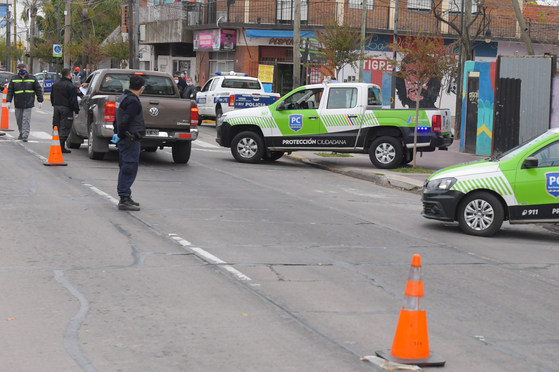 San Fernando: 1108 detenciones en los controles de seguridad