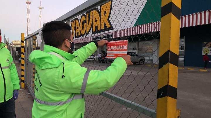 Escobar, clausura preventiva del Supermercado Yaguar por no cumplir con Protocolos de Seguridad contra el COVID – 19