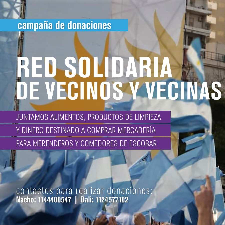 La Red de Vecinos Solidarios se expande por todo el distrito de Escobar