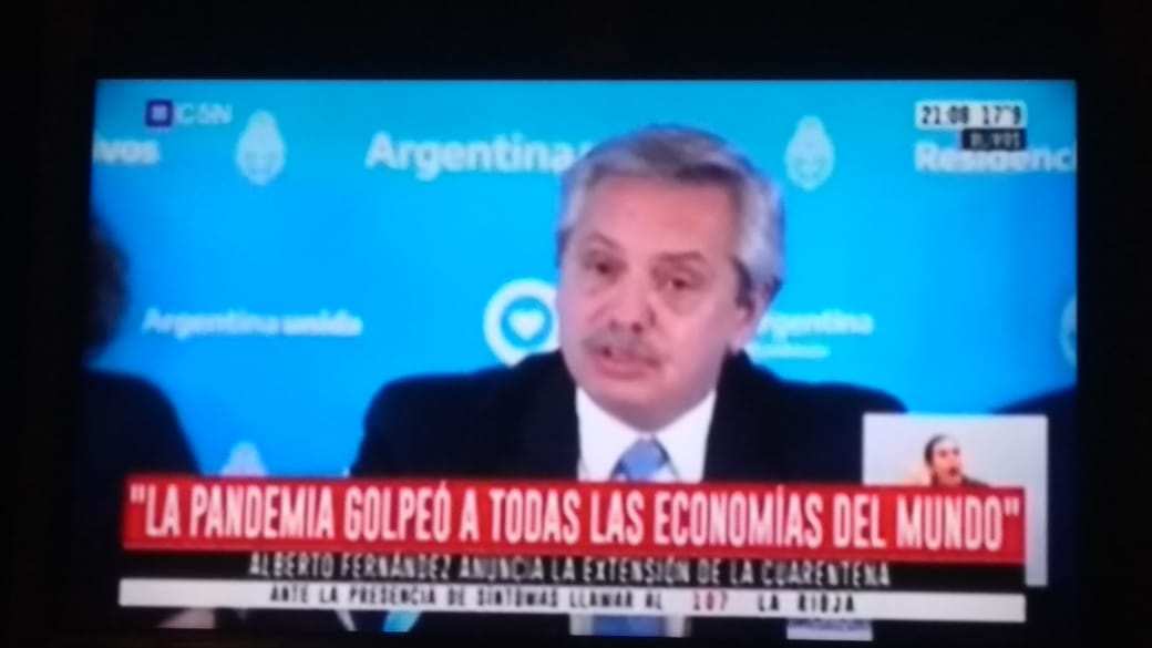 El Aislamiento Social, Preventivo  y Obligatorio se extiende  hasta el 10 de Mayo