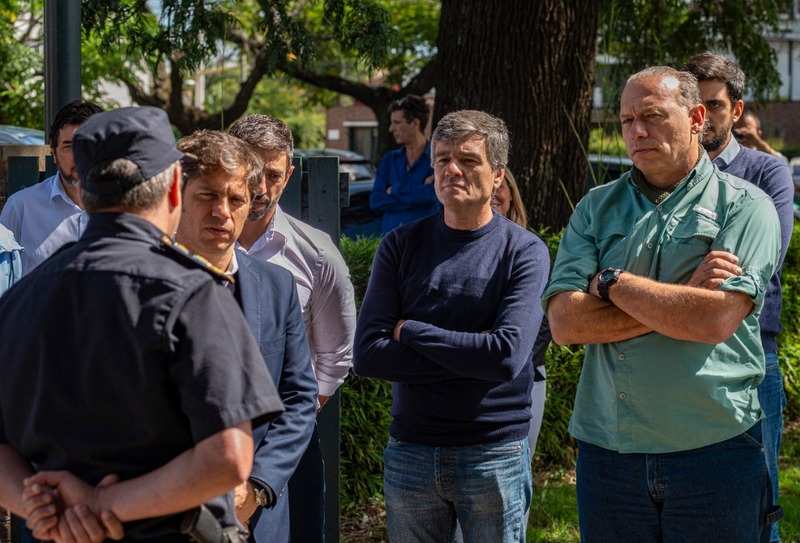 Kicillof y Zabaleta supervisaron en Hurlingham las medidas sociales, de salud y de seguridad adoptadas por la pandemia
