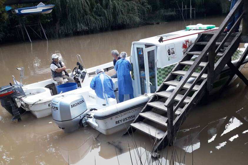 El Municipio de San Fernando continúa con los operativos de Salud en el Delta