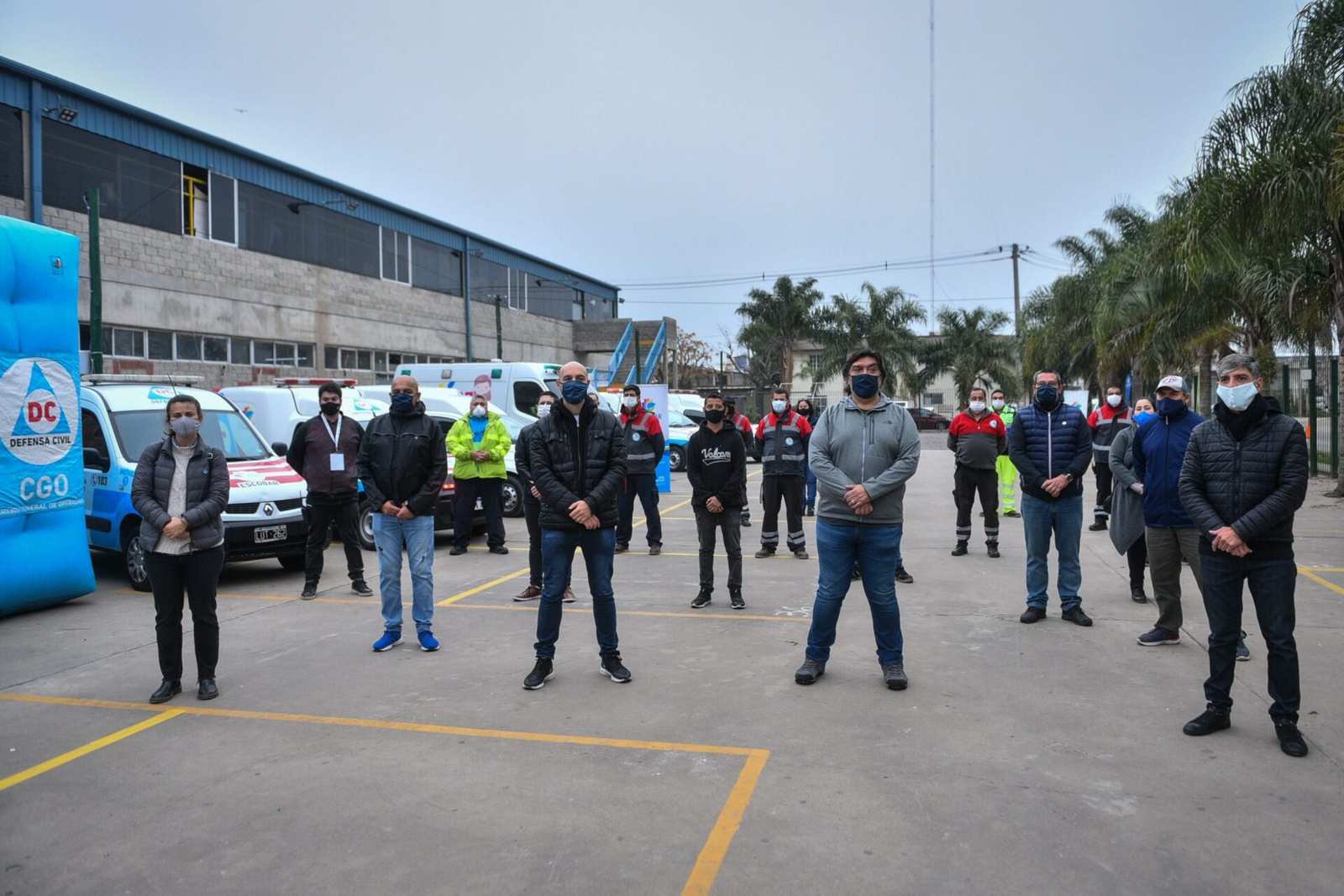 Comenzó a funcionar una base operativa municipal en el barrio Lambertuchi que brinda contención social a los vecinos frente al Covid-19