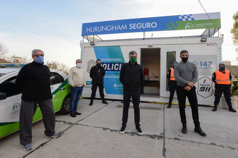 Zabaleta inauguró la novena posta policial del distrito