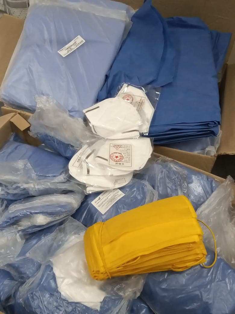 El Hospital Erill de Escobar, recibió materiales descartables de Rotary Internacional