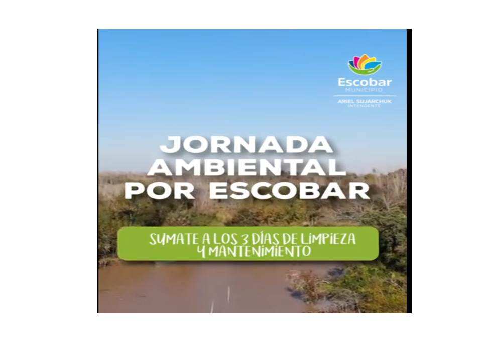 Jornada Ambiental por Escobar, puesta a punto del Partido