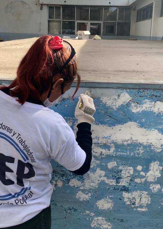 La Municipalidad y distintas cooperativas de trabajo realizan obras de refacción y mantenimiento en ochos escuelas del partido de Escobar