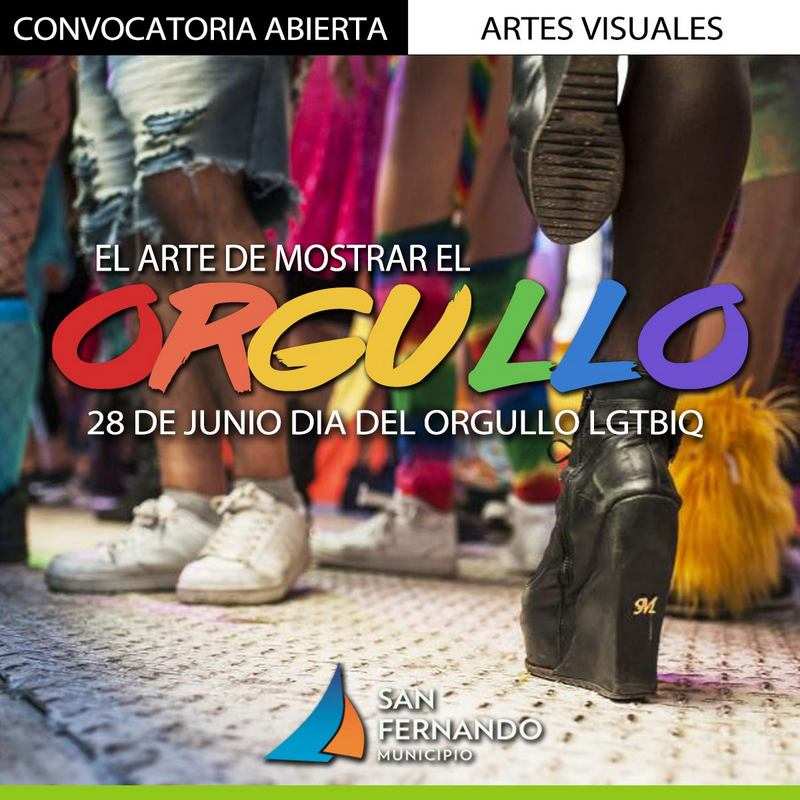 San Fernando abrió la convocatoria de artes visuales “El Arte de Mostrar el Orgullo” sobre la comunidad LGTBIQ