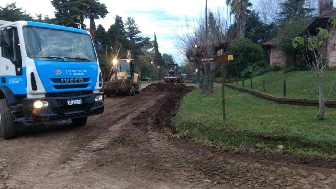 Espacio público, la Municipalidad de Escobar continúa con las obras   de mejora y mantenimiento en todo el distrito