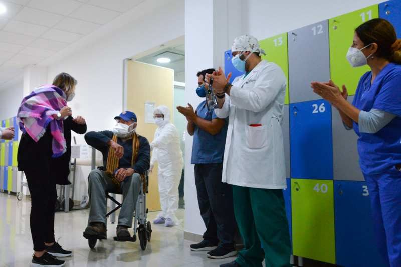 Se dio de alta al primer paciente de Coronavirus del Hospital Municipal de San Fernando