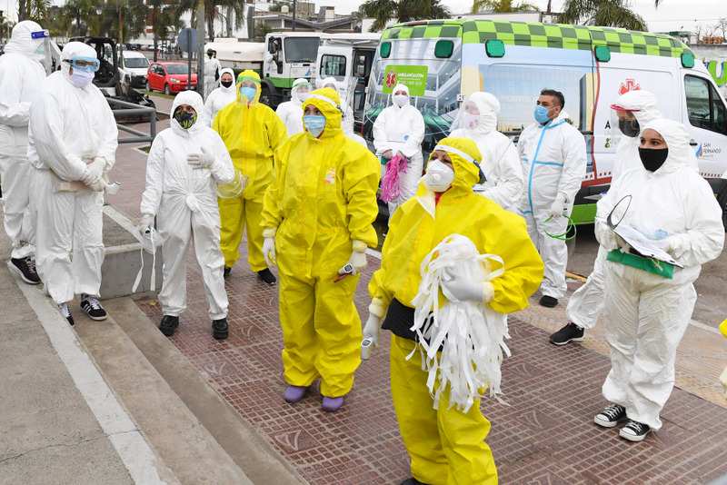 San Fernando, continúan sin pausa los operativos de detección de coronavirus en barrios