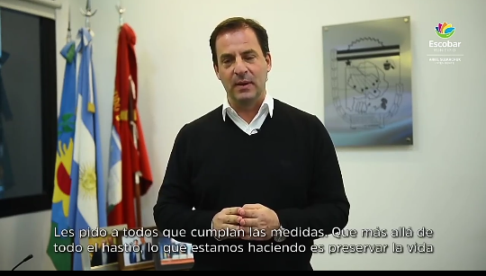 Escobar informa de 2  nuevas muertes por CORONAVIRUS y suman  556 el total de contagios positivos