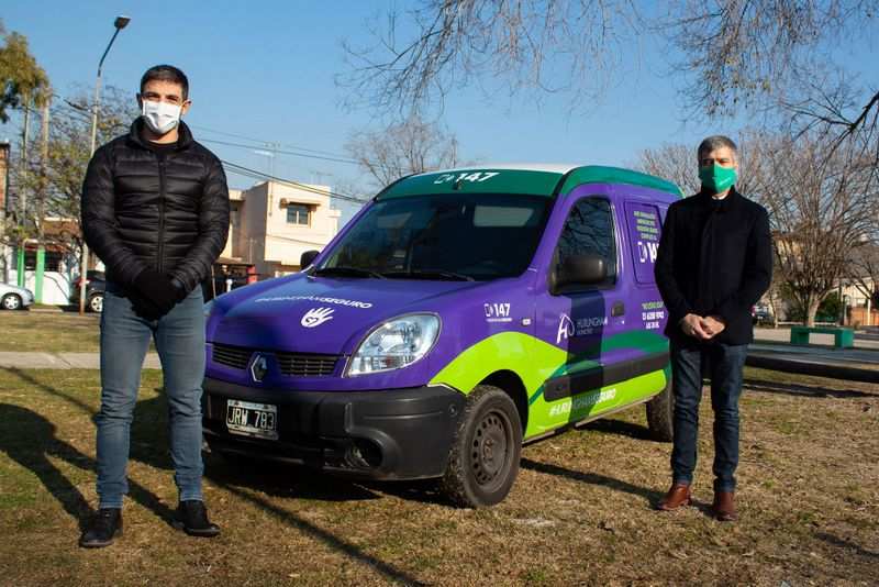 Zabaleta presentó una camioneta del municipio que se destinará exclusivamente a la lucha contra la violencia de género