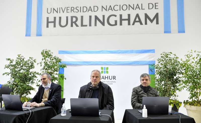 Zabaleta y Perczyk presentaron el plan de obras para la Universidad de Hurlingham