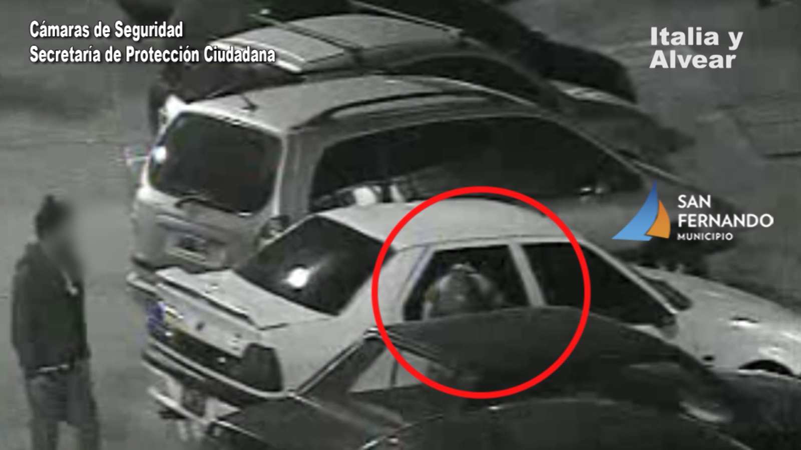 San Fernando: gracias a las Cámaras se detuvo a dos ladrones que intentaban abrir autos