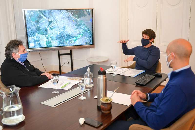 Juan Andreotti proyectó nuevas obras hidráulicas para San Fernando junto a la Provincia