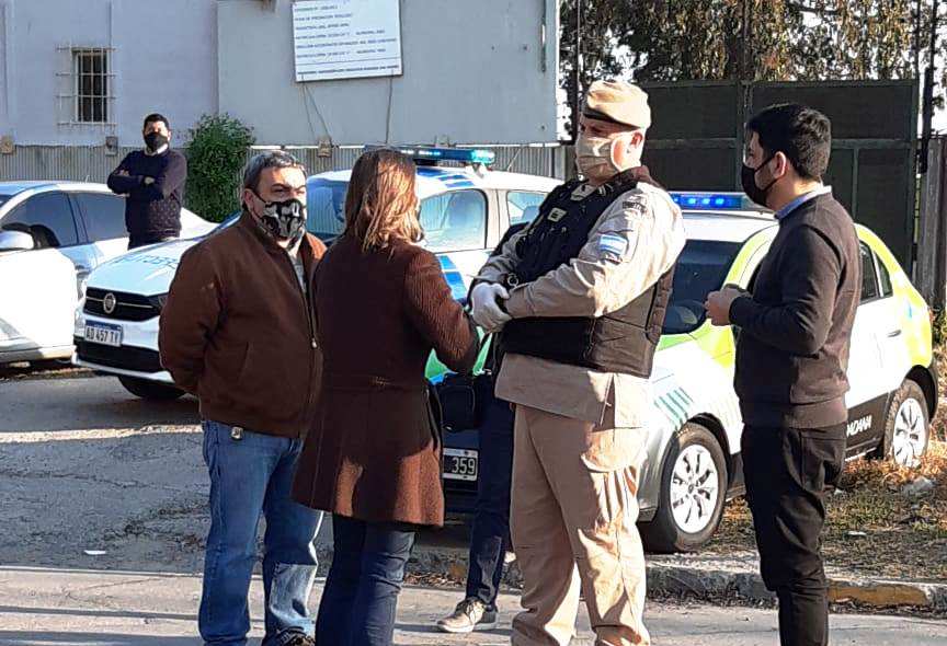 La Ministra de Seguridad de la Nación visitó un operativo de seguridad en conjunto con el Municipio de San Fernando