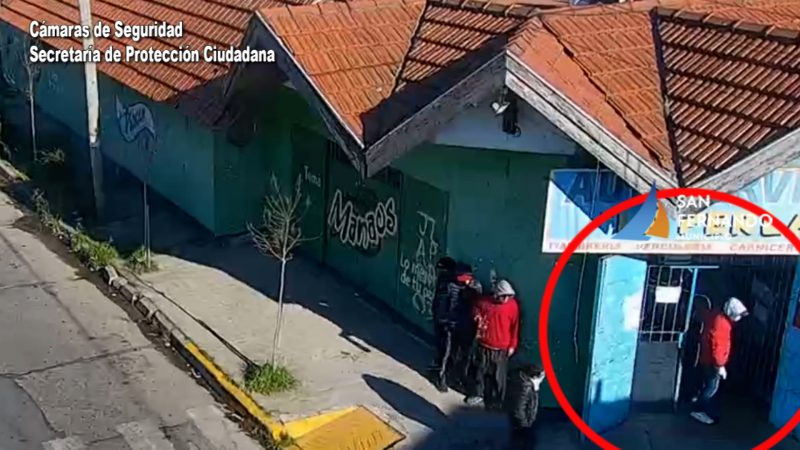 Por las Cámaras de San Fernando, detuvieron a cuatro personas por robar bebidas alcohólicas