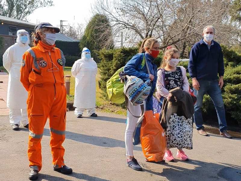 San Fernando dio de alta por coronavirus a las primeras vecinas del Centro de Aislamiento “Casa de Retiros”