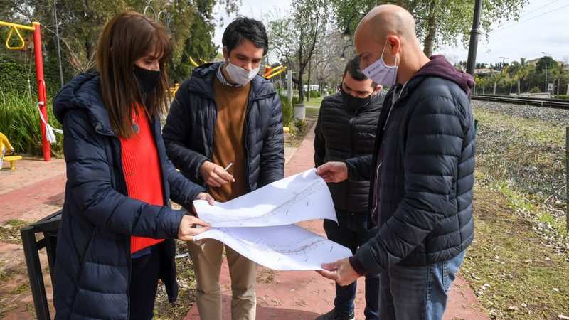 San Fernando proyecta la continuación del paseo aeróbico sobre la calle Arias en Punta Chica