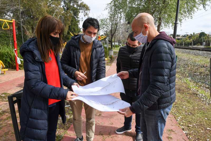 San Fernando proyecta la continuación del paseo aeróbico sobre la calle Arias en Punta Chica