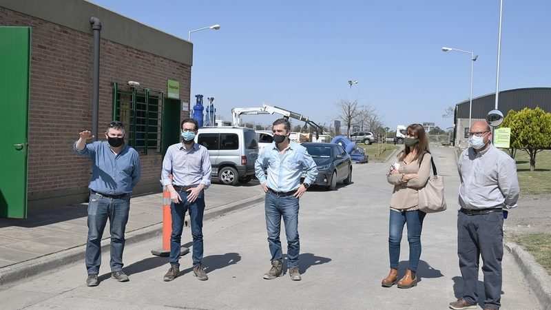San Fernando y el Ministro de Infraestructura Provincial visitaron la Estación de Bombeo Nº 9 y proyectaron nuevas obras