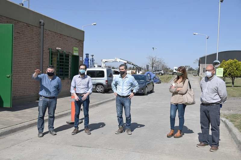 San Fernando y el Ministro de Infraestructura Provincial visitaron la Estación de Bombeo Nº 9 y proyectaron nuevas obras