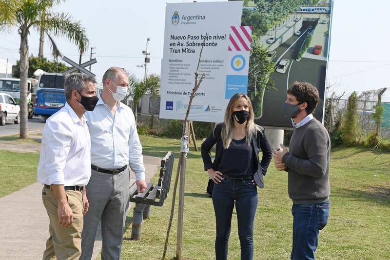Juan Andreotti firmó convenios con AySA y ADIF para iniciar obras preliminares, del  nuevo Túnel de Av. Sobremonte