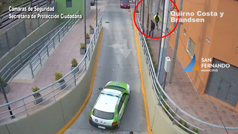 San Fernando: Protección Ciudadana detuvo a un ladrón que fingió ser municipal para robar un reflector