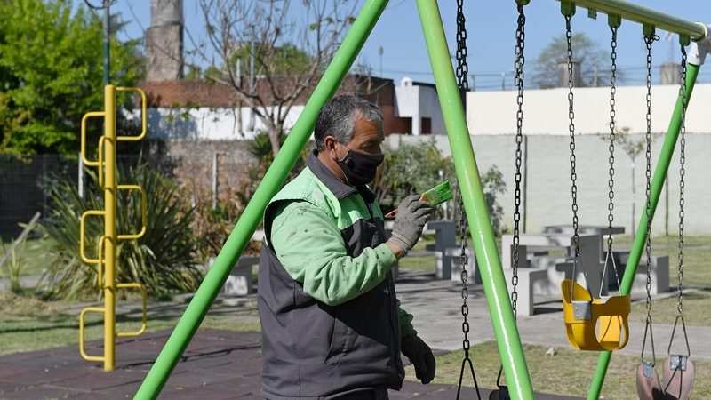 San Fernando sigue manteniendo y renovando los espacios públicos de la ciudad