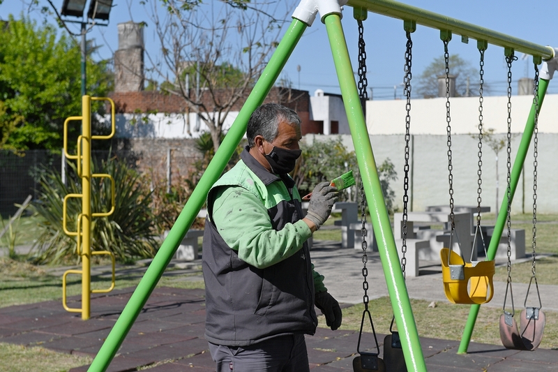 San Fernando sigue manteniendo y renovando los espacios públicos de la ciudad