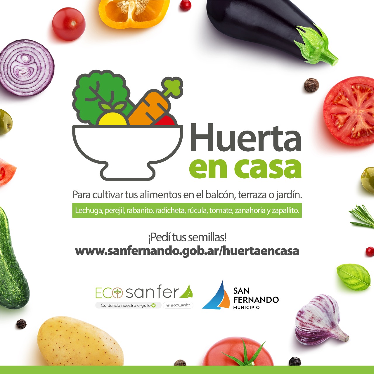 Juan Andreotti lanzó la 2da edición del Programa ‘Huerta en Casa’ de San Fernando