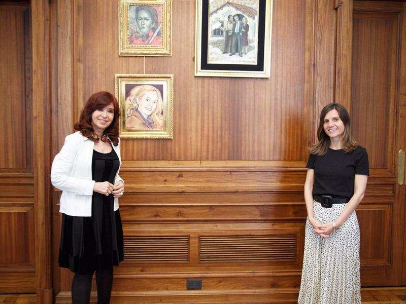 Cristina Fernández y Fernanda Raverta analizaron la ley de Defensa de los Activos del FGS de la ANSES