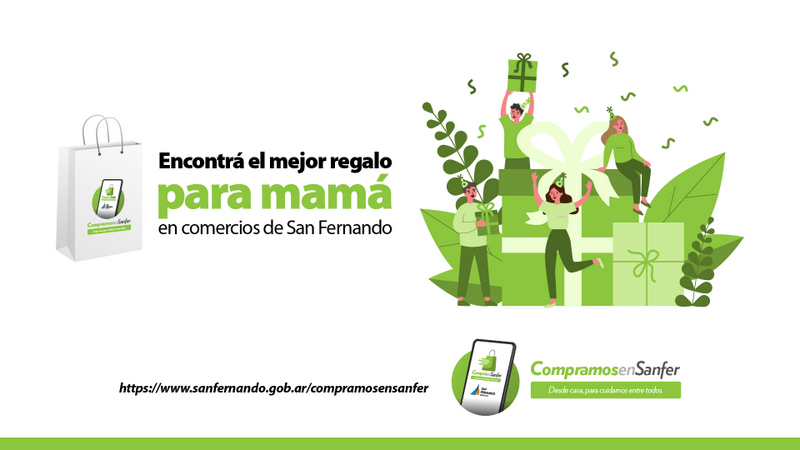 San Fernando recuerda el uso de su plataforma online “Compramos en Sanfer” para el Día de la Madre